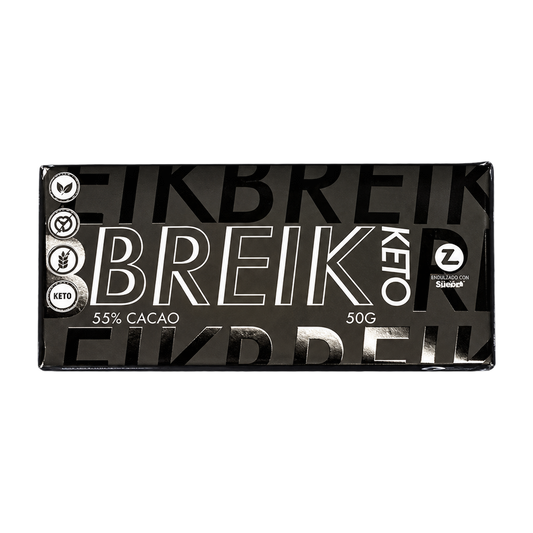 Barra Chocolate Keto 55% Cacao — Breik