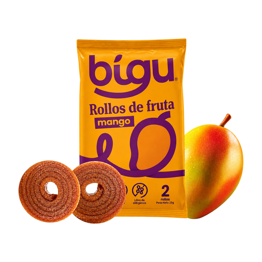 Rollo de Fruta Mango Individual — Bigu
