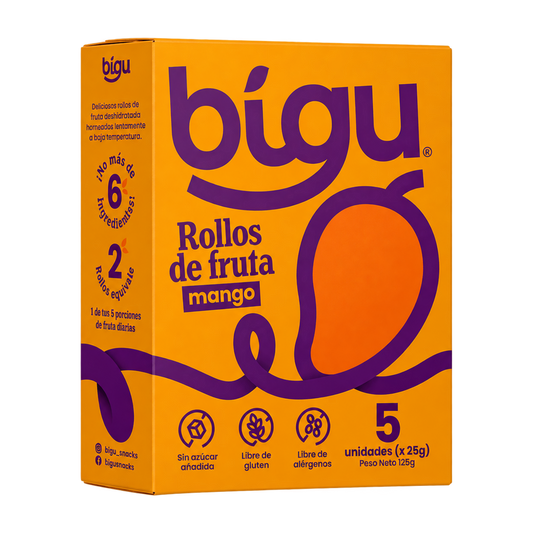 Pack Rollo de Fruta de Mango 5un — Bigu