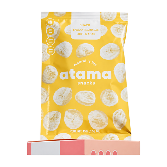 Banana Rebanadas Liofilizadas — Atama