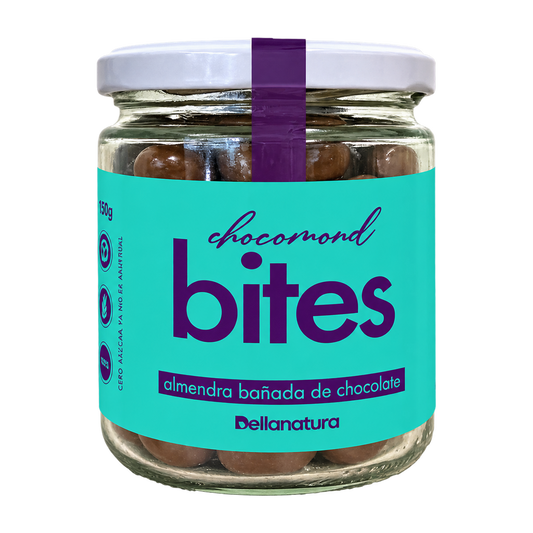 Almendras Bañadas en Chocolate Bites — Dellanatura