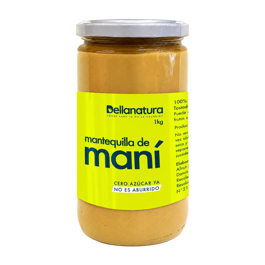 Mantequilla de Maní sin Azucar 100% Natural — Dellanatura