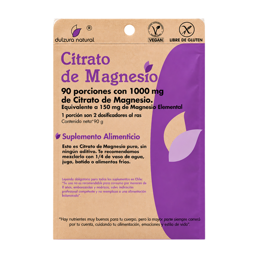 Citrato de Magnesio — Dulzura Natural