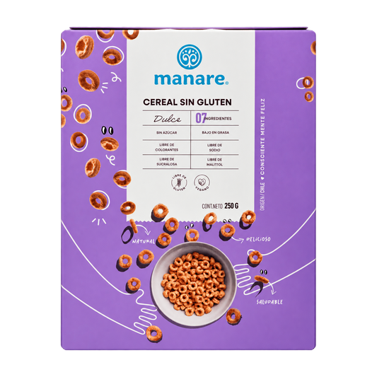 Manare — Cereal sin Gluten Cacao
