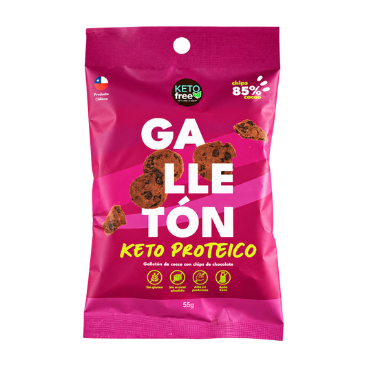 Galletón Keto Proteíco 55g — Keofree