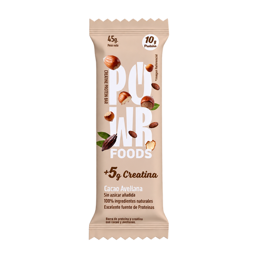 Powr foods, Barra cacao creatina 45 gr