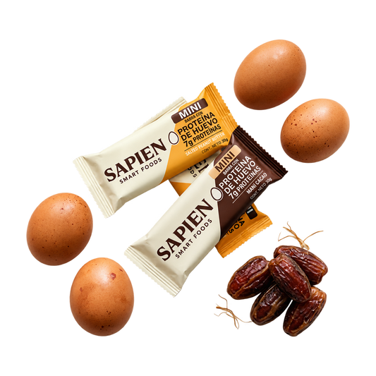 Sapien, Barra salted peanut butter con proteína de huevo 30 gr