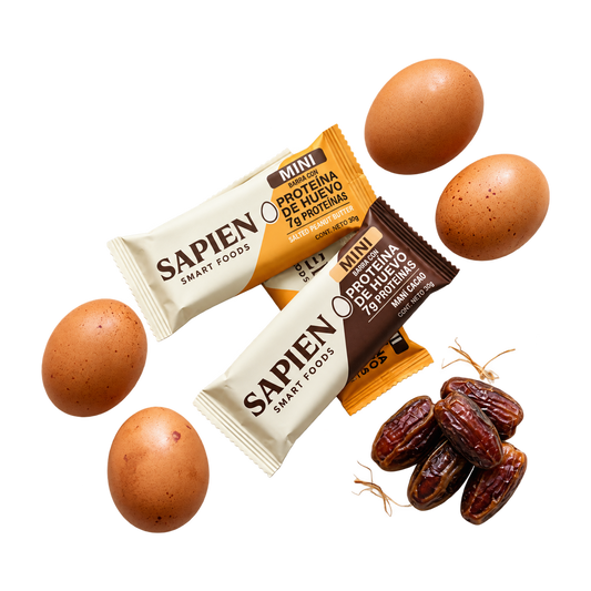 Sapien, Barra cacao con proteína de huevo 30 gr