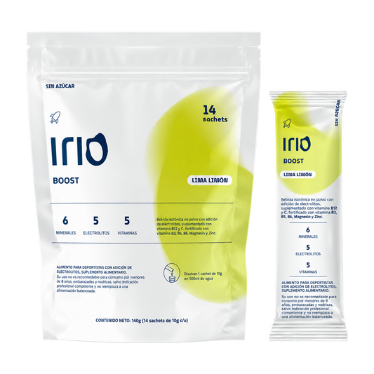 Irio, Doypack Boost lima limón 140 g