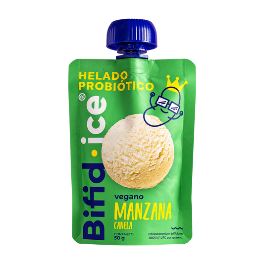 Bifid Ice, Helado probiotico vegano Manzana Canela 50gr