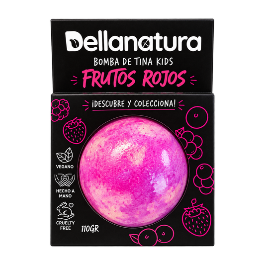 Dellanatura, Bomba tina  Kids Frutos rojos 110g