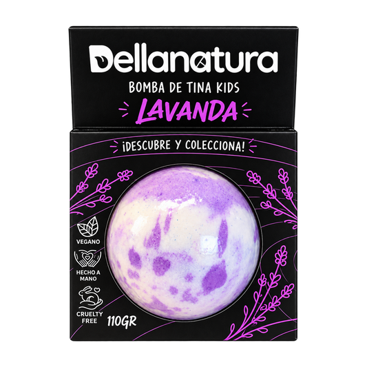 Dellanatura, Bomba tina Kids lavanda 110g