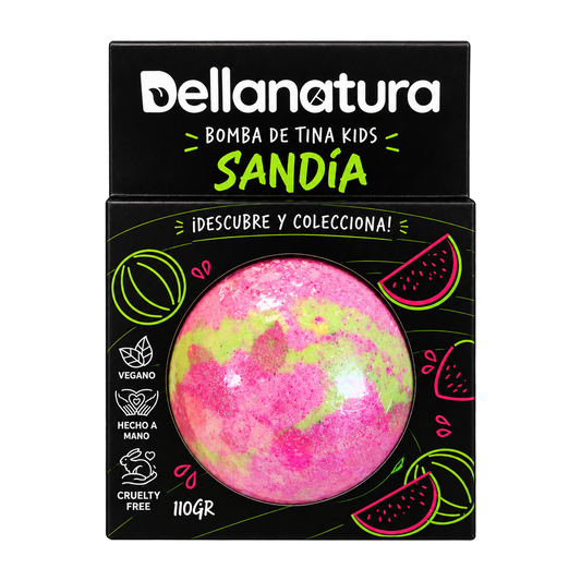 Dellanatura, Bomba tina Kids sandia 110g