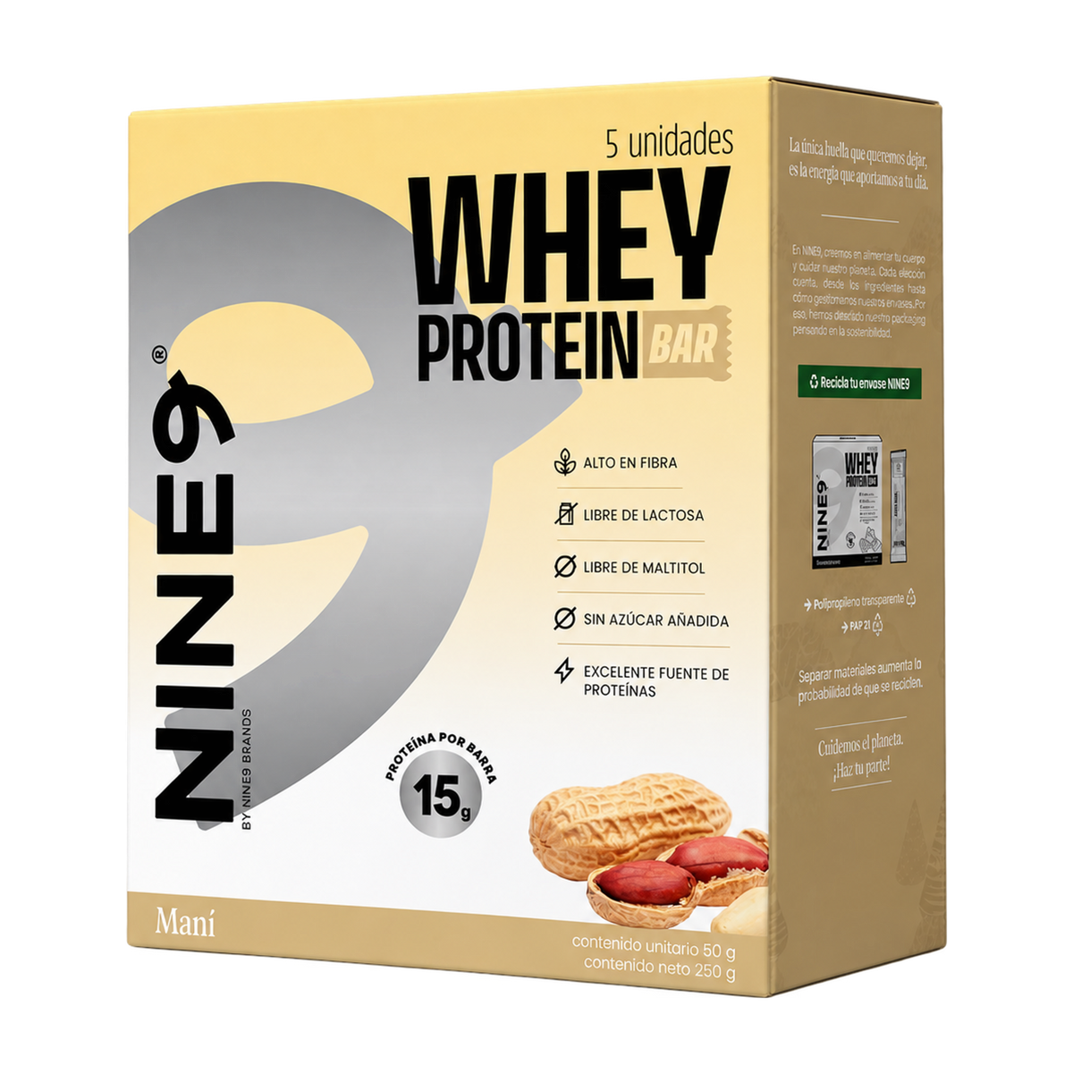 Barra Whey Mani 50gr — Nine9