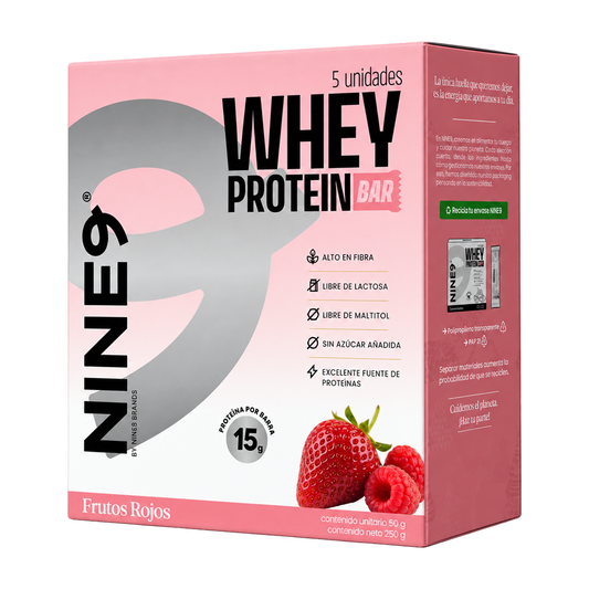 Barra Whey Frutos Rojas 50gr — Nine9
