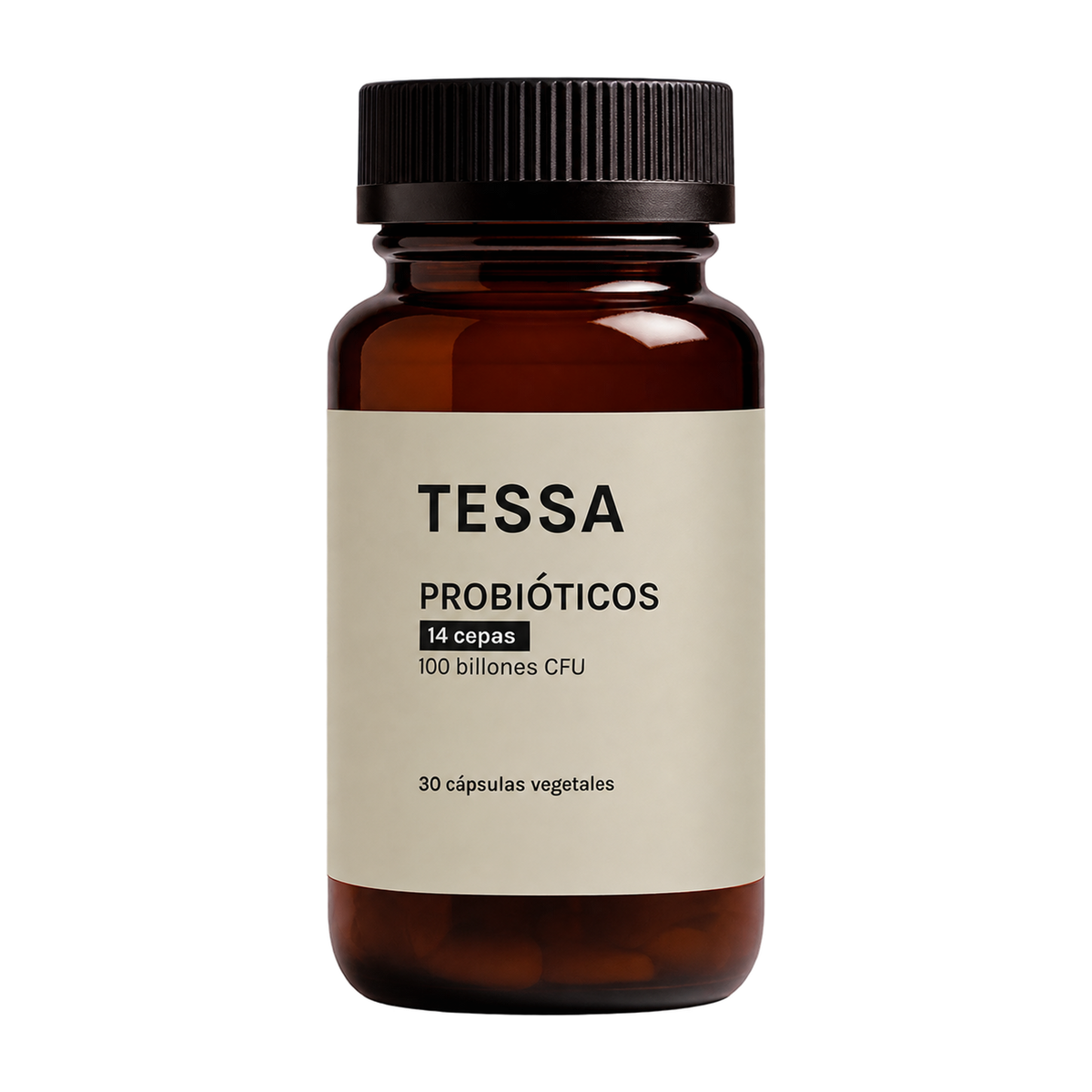 Probioticos 14cepas 100billones CFU 30CAP 22GR — Tessa
