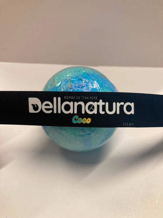 Dellanatura, Bomba tina Kids coco 110g