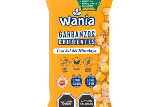 Wania, Garbanzos Crujientes, Sal del Himalaya 120 gr