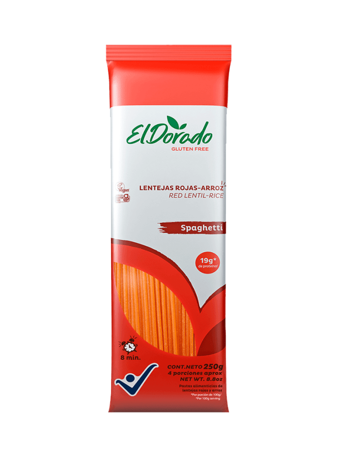 Espaguetis de Lentejas Rojas 250g