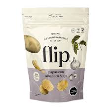 Flip, Chips de Papa con Ajo y Albahaca