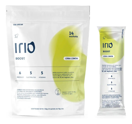 Irio, Doypack Boost lima limón 140 g