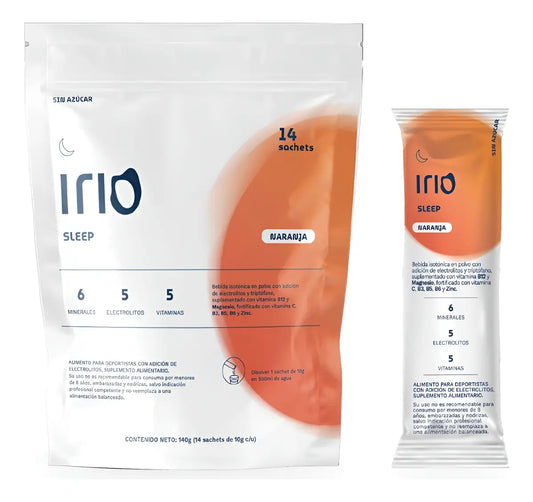 Irio, Doypack Sleep Naranja 140 g