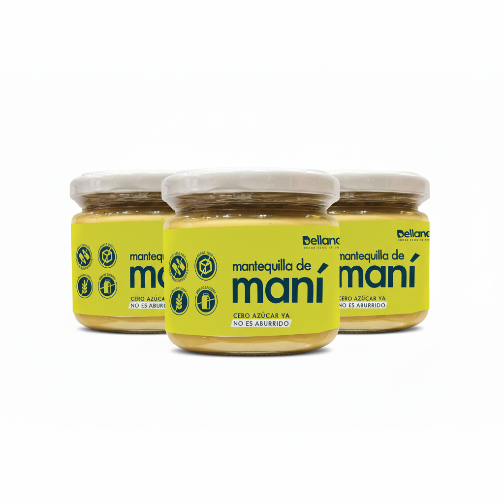 Mantequilla de Maní 200 G Dellanatura (x3)