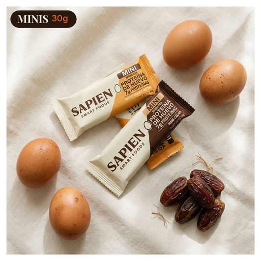 Sapien, Barra salted peanut butter con proteína de huevo 30 gr