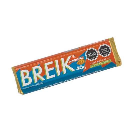 Breik, Barra de chocolate de leche con almendras