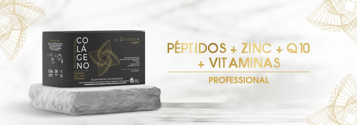 Giovegen, Colágeno Hidrolizado Professional 90gr(30Sobres)
